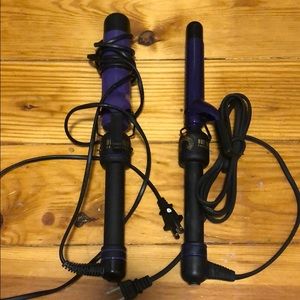 Hot tools curling iron 2 inches and 1 inch